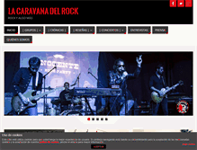 Tablet Screenshot of lacaravanadelrock.com